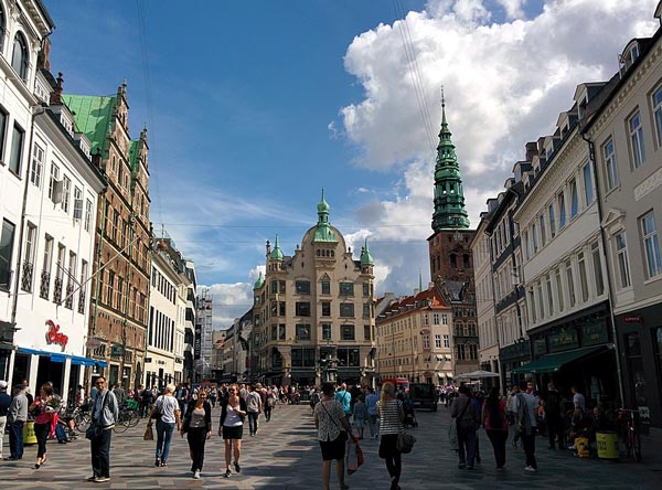 デンマークの首都コペンハーゲンの街並み