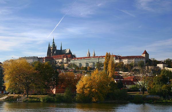 チェコのプラハ城