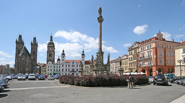 チェコ　フラデツ・クラーロヴェー広場