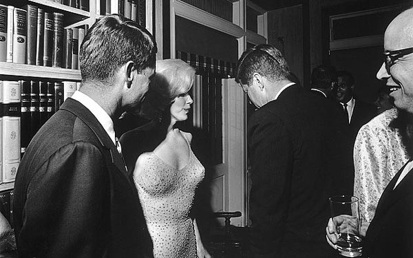 ケネディ大統領とマリリン・モンロー
